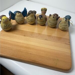 WMG Bird Christmas Ornaments Inspirational Quote 2012 Lot 6.